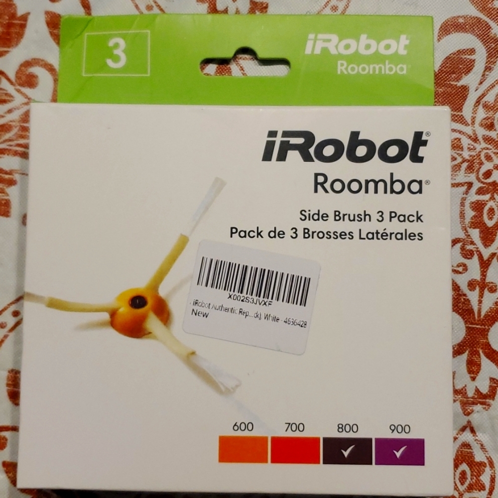 I robot Roomba 3 pack side brushes for 800 and 900 series